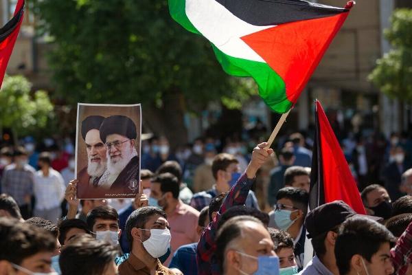 وقفة تضامنية في طهران دعماً للمقاومة الفلسطينية